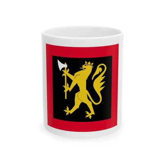 Standard of the Telemark Battalion (Norway) White Coffee Mug 11oz - Go Mug Yourself