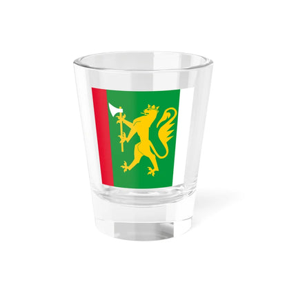 Standard of the Telemark og Buskerud Home Guard District 03 (Norway) Shot Glass 1.5oz 1.5oz - Go Mug Yourself