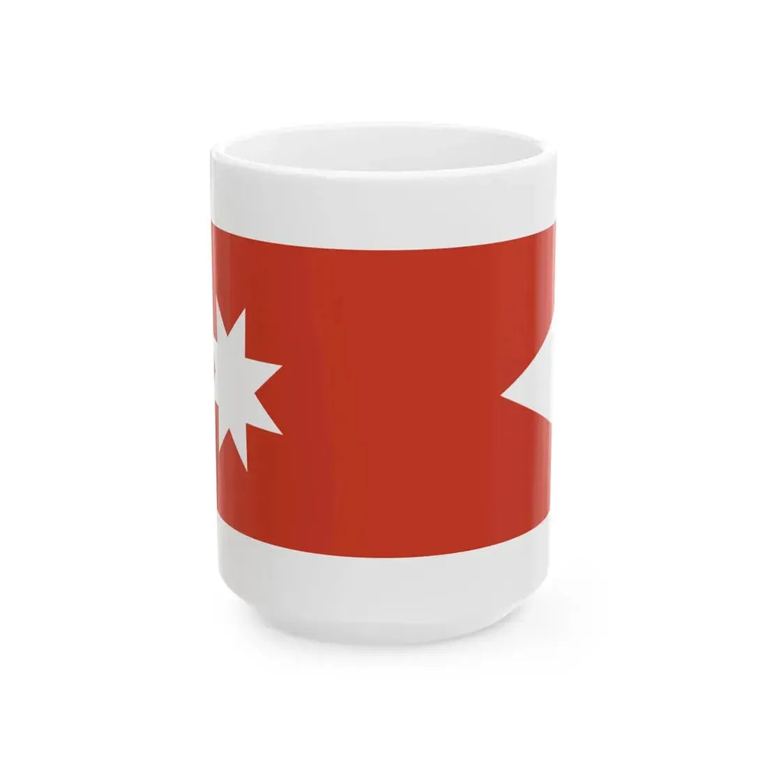 Standard of the Toqui (Chile) White Coffee Mug 15oz - Go Mug Yourself