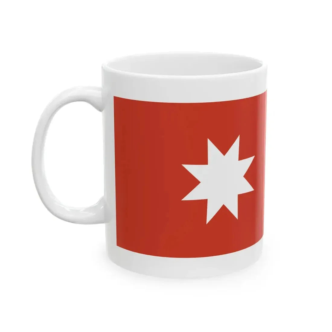 Standard of the Toqui (Chile) White Coffee Mug - Go Mug Yourself