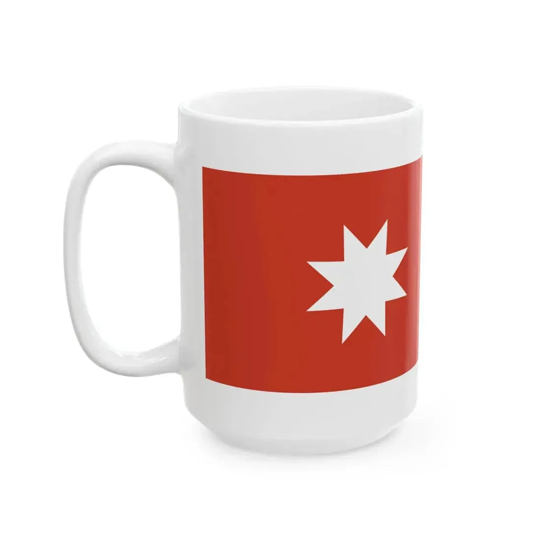 Standard of the Toqui (Chile) White Coffee Mug - Go Mug Yourself