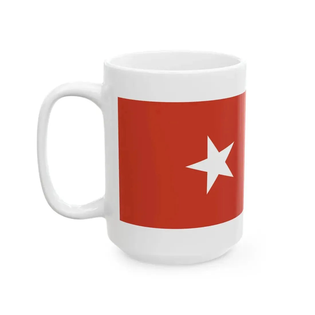 Standard of the Toqui Variant (Chile) White Coffee Mug - Go Mug Yourself