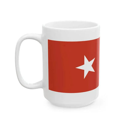 Standard of the Toqui Variant (Chile) White Coffee Mug - Go Mug Yourself