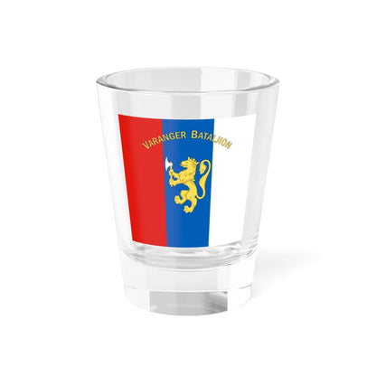 Standard of the Varanger Battalion (Norway) Shot Glass 1.5oz 1.5oz - Go Mug Yourself