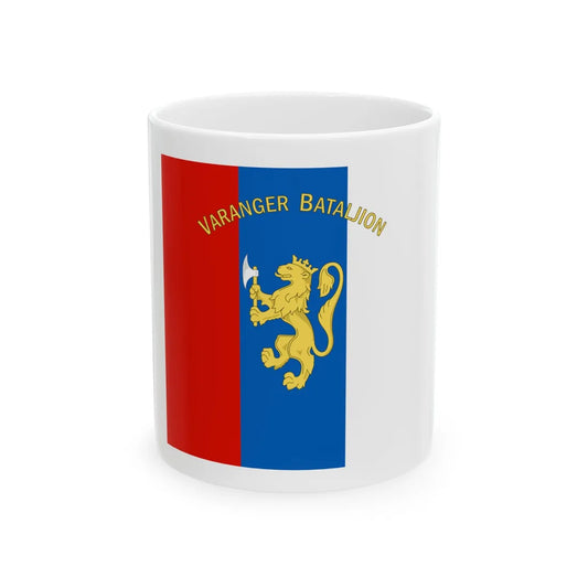 Standard of the Varanger Battalion (Norway) White Coffee Mug 11oz - Go Mug Yourself