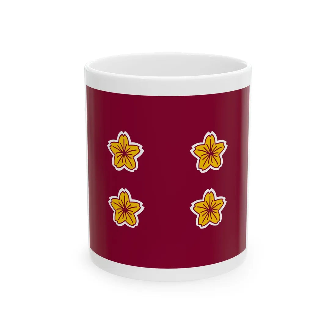 Standard of the Vice Minister of Defense of Japan (Japan) White Coffee Mug 11oz - Go Mug Yourself