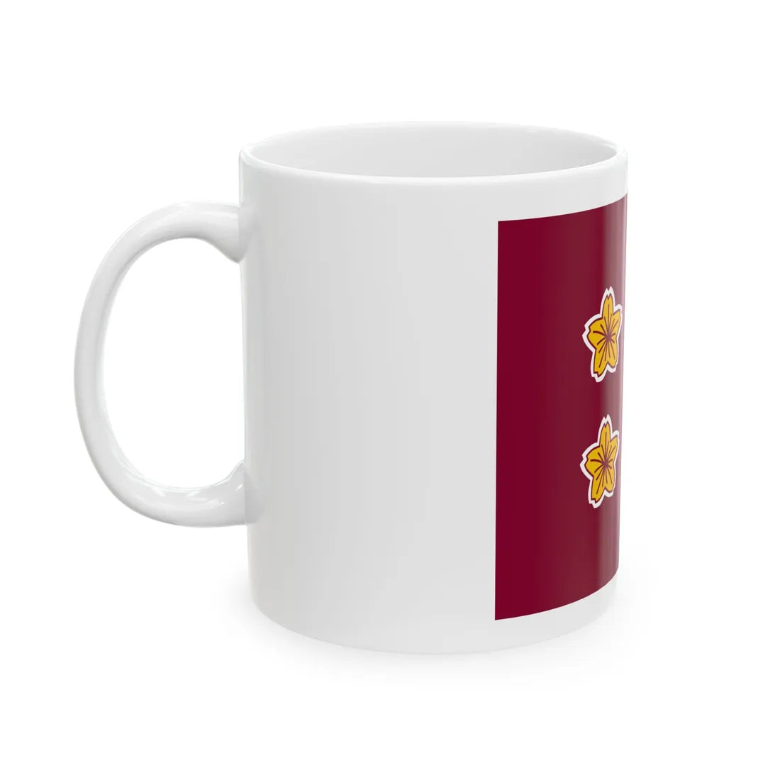 Standard of the Vice Minister of Defense of Japan (Japan) White Coffee Mug - Go Mug Yourself