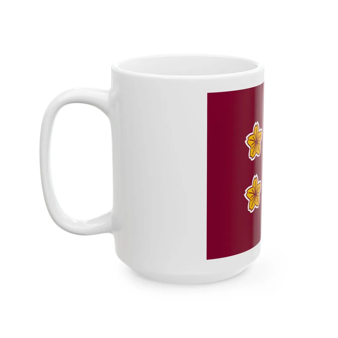 Standard of the Vice Minister of Defense of Japan (Japan) White Coffee Mug - Go Mug Yourself
