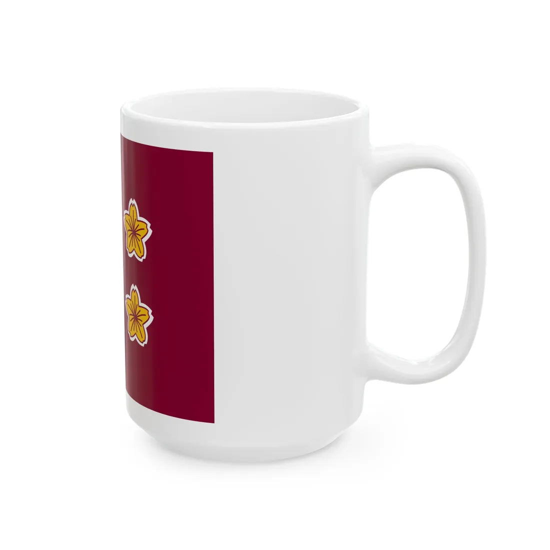Standard of the Vice Minister of Defense of Japan (Japan) White Coffee Mug - Go Mug Yourself