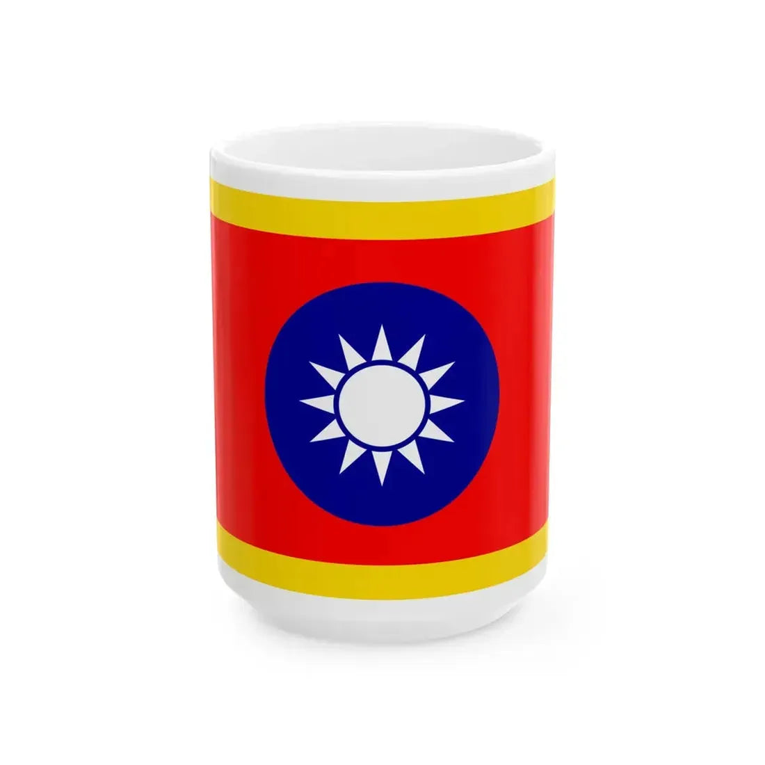 Standard of the Vice President of the Republic of China (China) White Coffee Mug 15oz - Go Mug Yourself