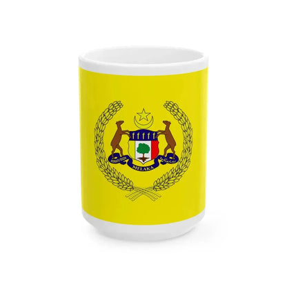 Standard of the Yang di-Pertua Negeri of Malacca (Malaysia) White Coffee Mug 15oz - Go Mug Yourself