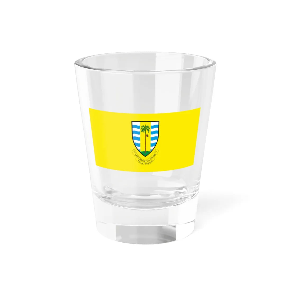 Standard of the Yang di-Pertua Negeri of Penang (Malaysia) Shot Glass 1.5oz 1.5oz - Go Mug Yourself