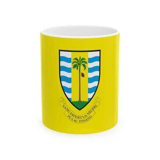 Standard of the Yang di-Pertua Negeri of Penang (Malaysia) White Coffee Mug 11oz - Go Mug Yourself