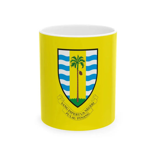 Standard of the Yang di-Pertua Negeri of Penang (Malaysia) White Coffee Mug 11oz - Go Mug Yourself