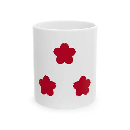 Standard of Vice Admiral JMSDF (Japan) White Coffee Mug 11oz - Go Mug Yourself
