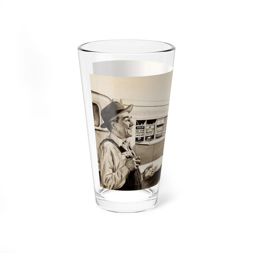 Standard Oil Company advertisement (Magazine Illustration) Pint Glass 16oz-Go Mug Yourself