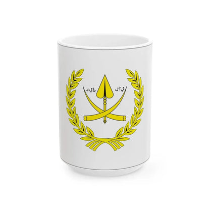 Standard Sultan Pahang (Malaysia) White Coffee Mug 15oz - Go Mug Yourself
