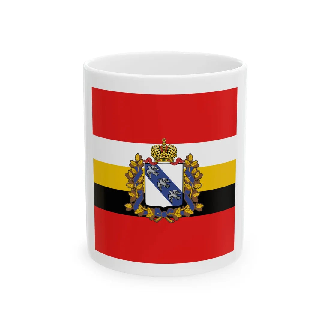 Standart of governor Kursk oblast (Russia) White Coffee Mug 11oz - Go Mug Yourself