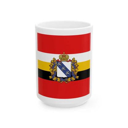 Standart of governor Kursk oblast (Russia) White Coffee Mug 15oz - Go Mug Yourself