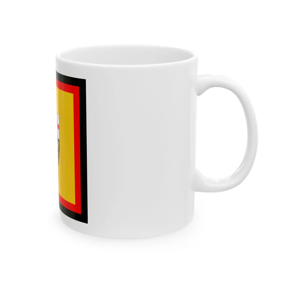 Standarte-Saarland (Germany) White Coffee Mug - Go Mug Yourself