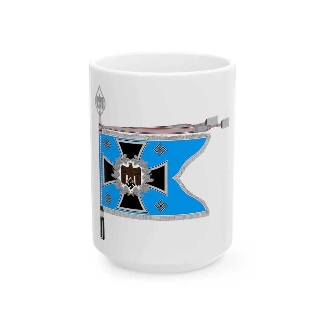 Standarte Versorgungstruppen (Germany) White Coffee Mug 15oz - Go Mug Yourself