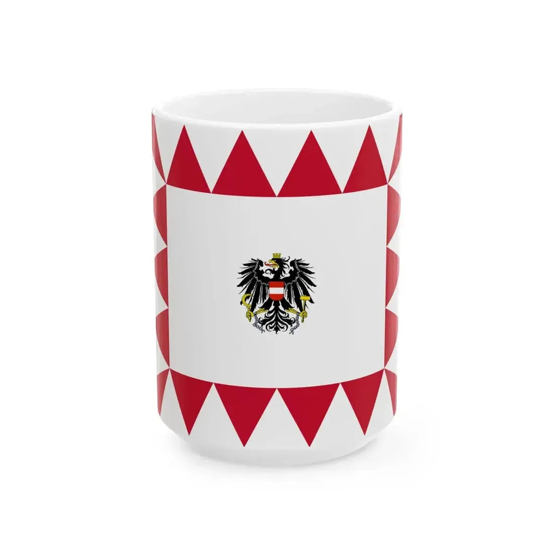 Stander General Austria (Austria) White Coffee Mug 15oz - Go Mug Yourself