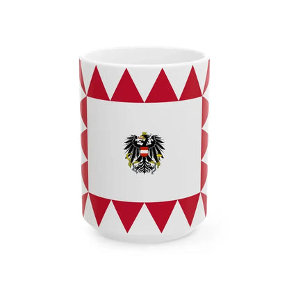 Stander General Austria (Austria) White Coffee Mug 15oz - Go Mug Yourself