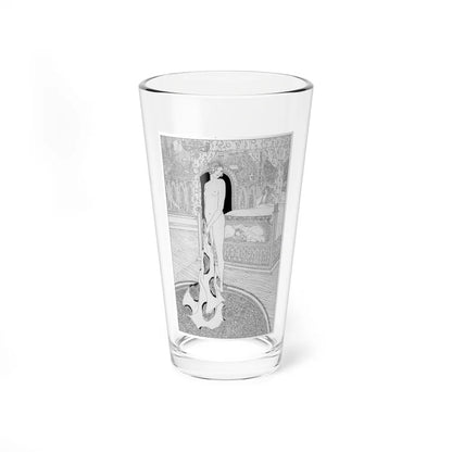 Standing Nude_1 (Magazine Illustration) Pint Glass 16oz-16oz-Go Mug Yourself