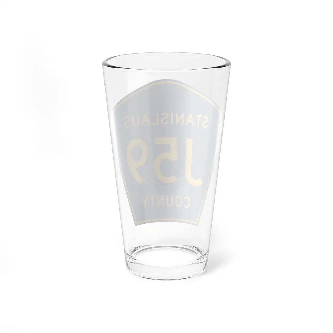Stanislaus County J59 (California) (Road Sign) Pint Glass 16oz - Go Mug Yourself