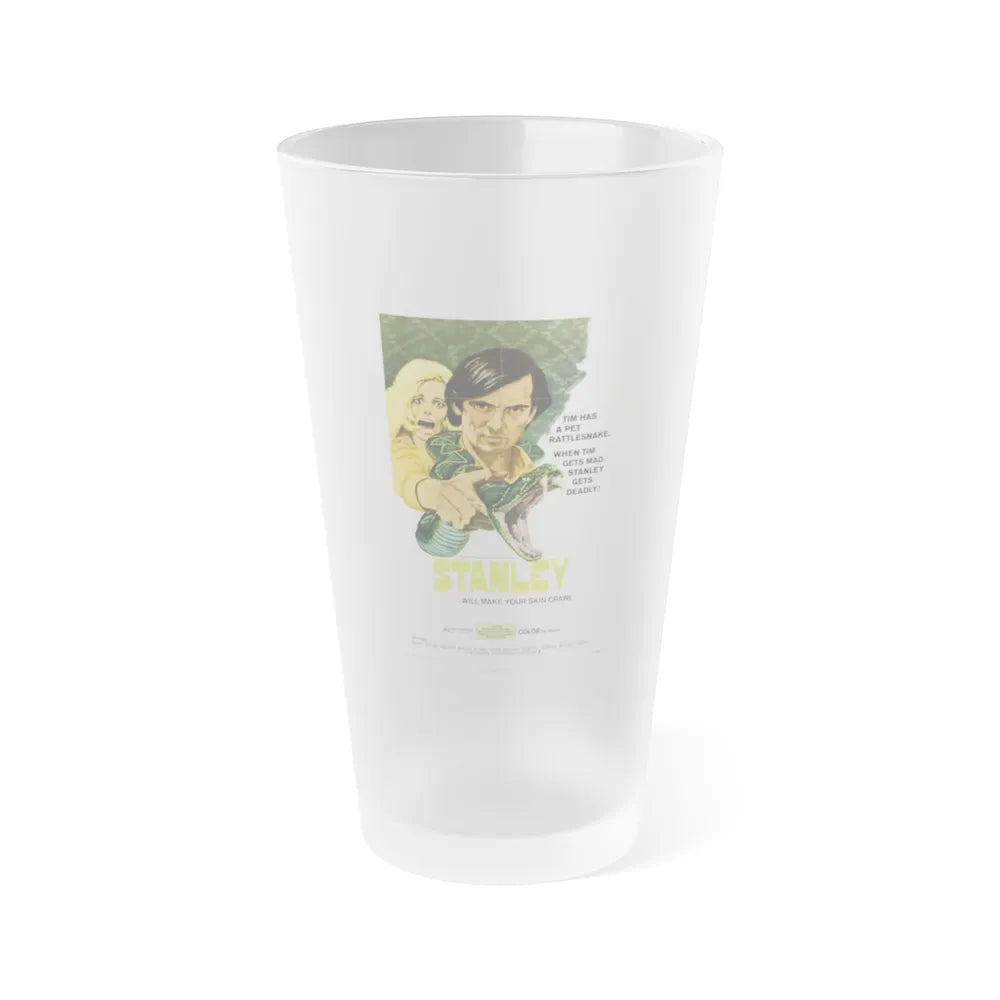 STANLEY 1972 Movie Poster - Frosted Pint Glass 16oz-16oz-Frosted-Go Mug Yourself