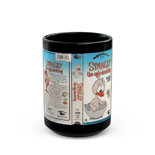 STANLEY THE UGLY DUCKLING (VHS COVER) - Black Coffee Mug 15oz - Go Mug Yourself