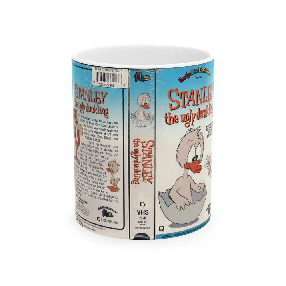 STANLEY THE UGLY DUCKLING (VHS COVER) - White Coffee Mug-11oz-Go Mug Yourself