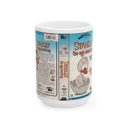 STANLEY THE UGLY DUCKLING (VHS COVER) - White Coffee Mug 15oz - Go Mug Yourself