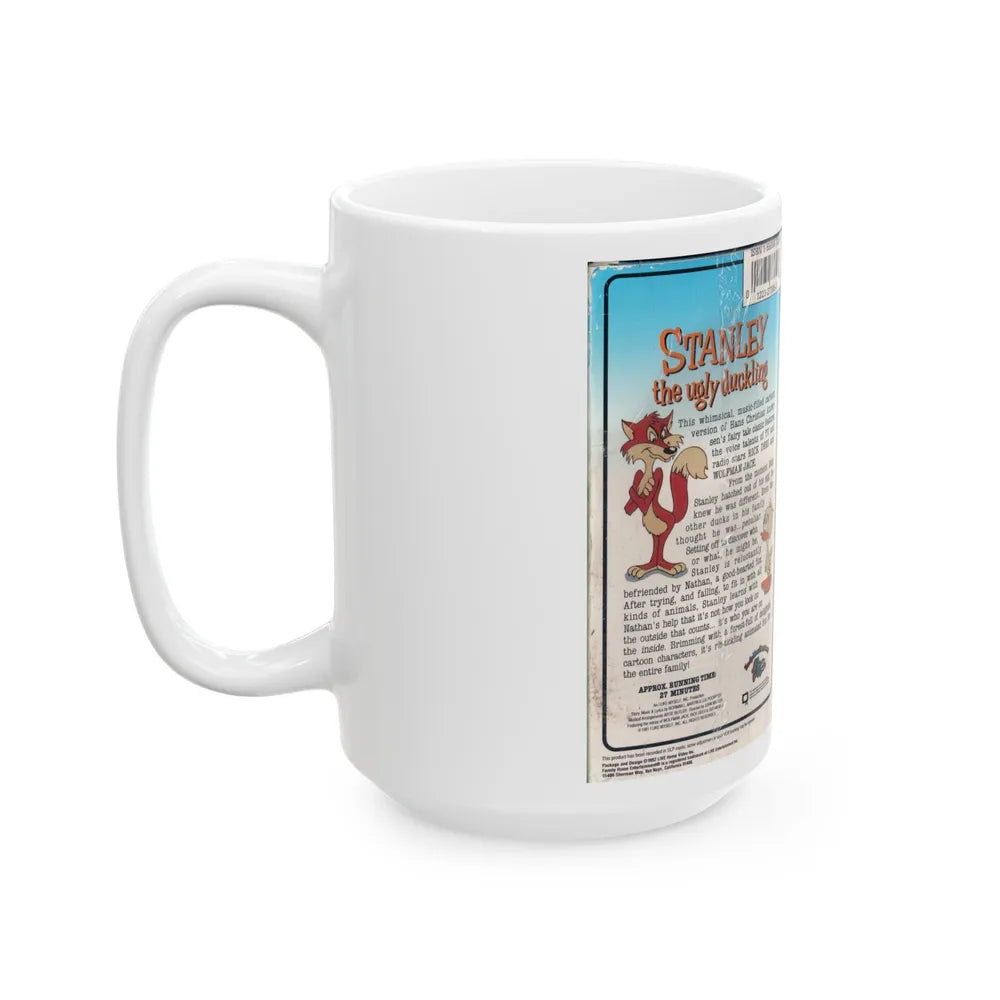 STANLEY THE UGLY DUCKLING (VHS COVER) - White Coffee Mug-Go Mug Yourself