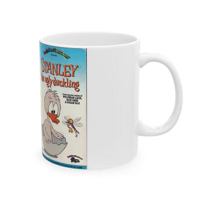 STANLEY THE UGLY DUCKLING (VHS COVER) - White Coffee Mug-Go Mug Yourself