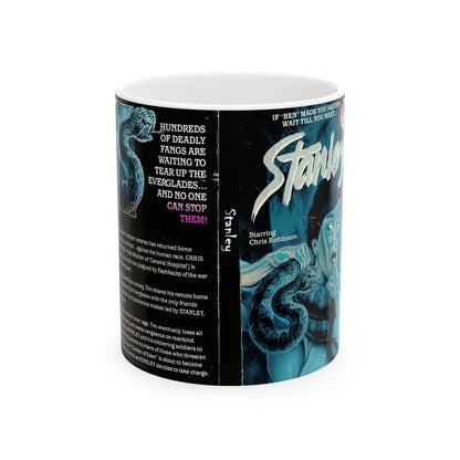 STANLEY (VHS COVER) - White Coffee Mug 11oz - Go Mug Yourself