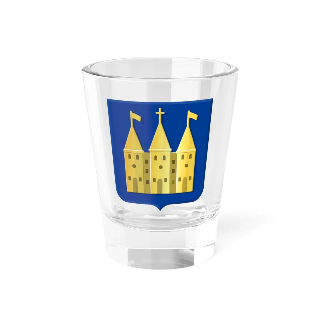 Staphorst wapen HRvA (Netherlands) (Coat of Arms) Shot Glass 1.5oz 1.5oz - Go Mug Yourself