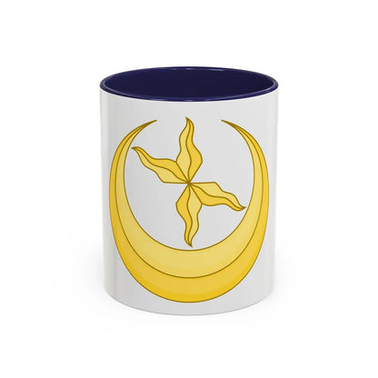 Star and Crescent Badge - Accent Coffee Mug-11oz-Navy-Go Mug Yourself