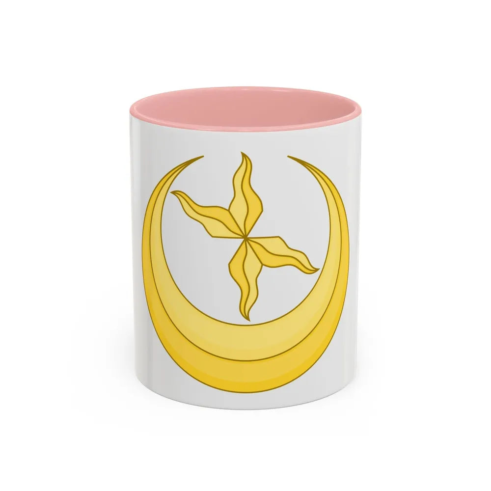 Star and Crescent Badge - Accent Coffee Mug-11oz-Pink-Go Mug Yourself