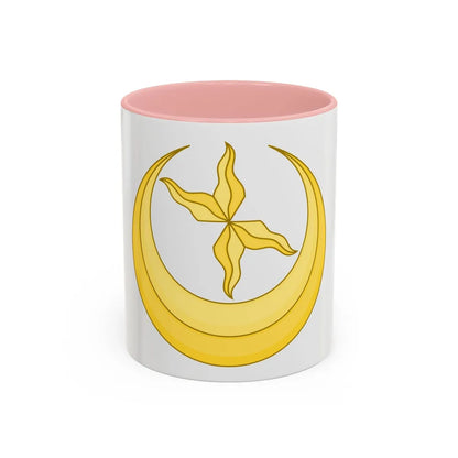 Star and Crescent Badge - Accent Coffee Mug-11oz-Pink-Go Mug Yourself