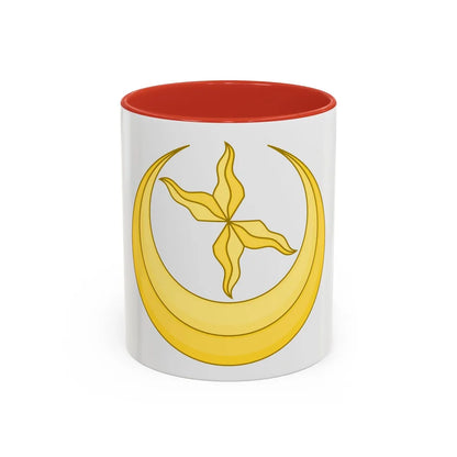 Star and Crescent Badge - Accent Coffee Mug-11oz-Red-Go Mug Yourself