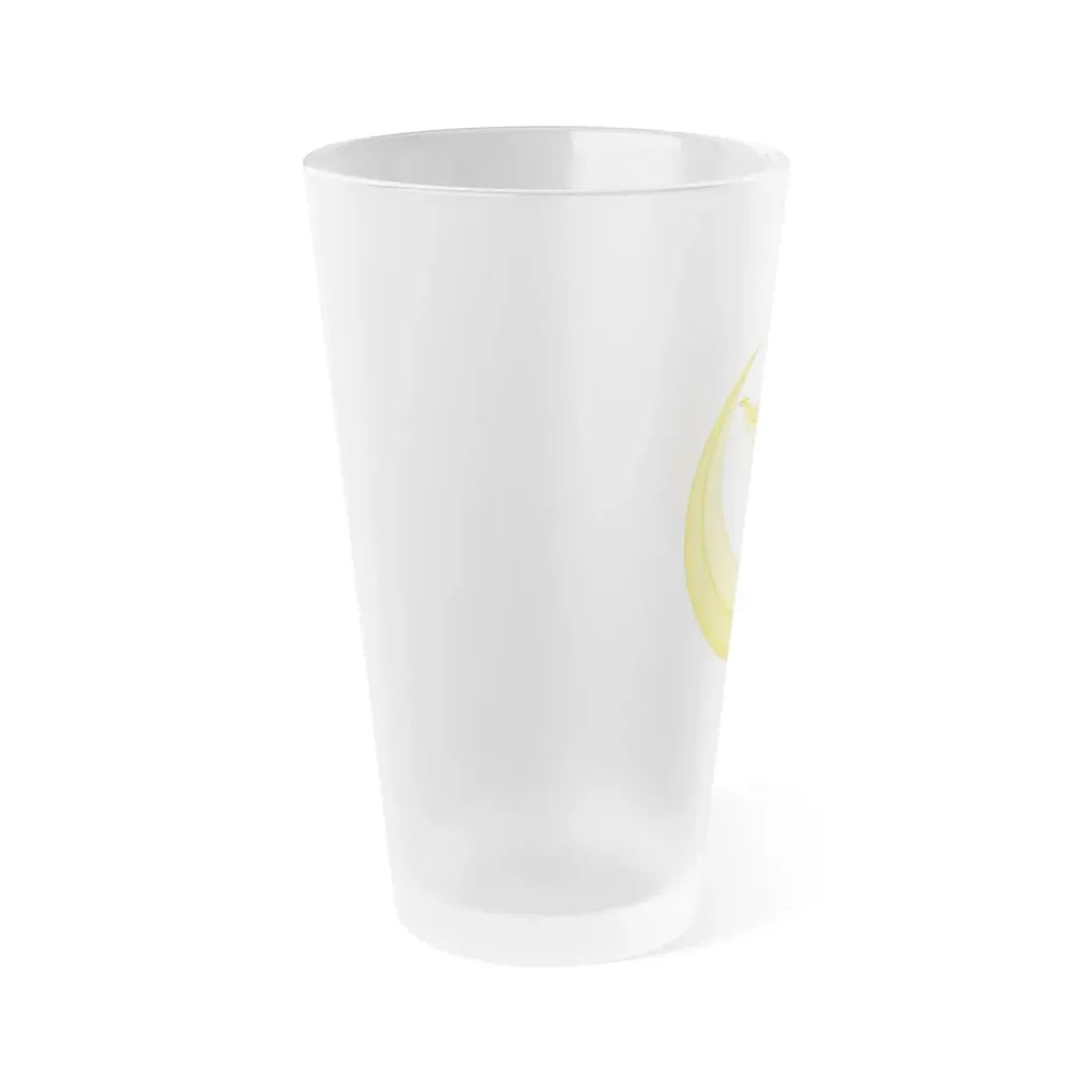 Star and Crescent Badge - Frosted Pint Glass 16oz - Go Mug Yourself