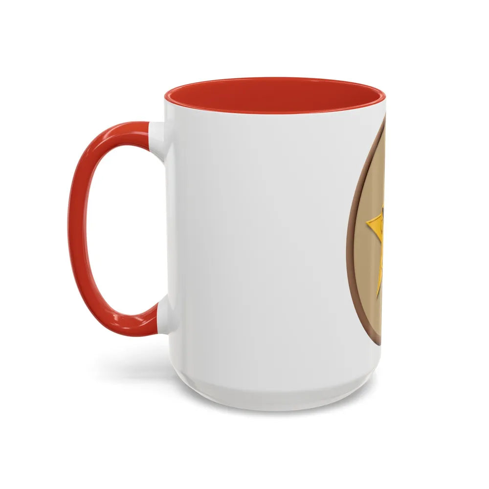 Star (Boy Scout Merit Badge) Accent Coffee Mug-Go Mug Yourself