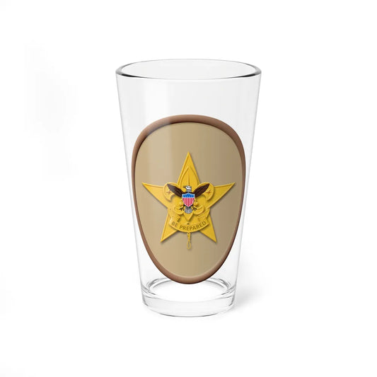 Star (Boy Scout Merit Badge) Pint Glass 16oz-16oz-Go Mug Yourself