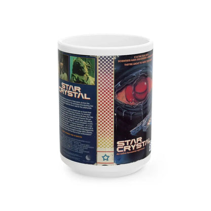 STAR CRYSTAL VERSION 2 (VHS COVER) - White Coffee Mug 15oz - Go Mug Yourself