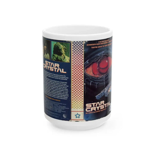 STAR CRYSTAL VERSION 2 (VHS COVER) - White Coffee Mug 15oz - Go Mug Yourself