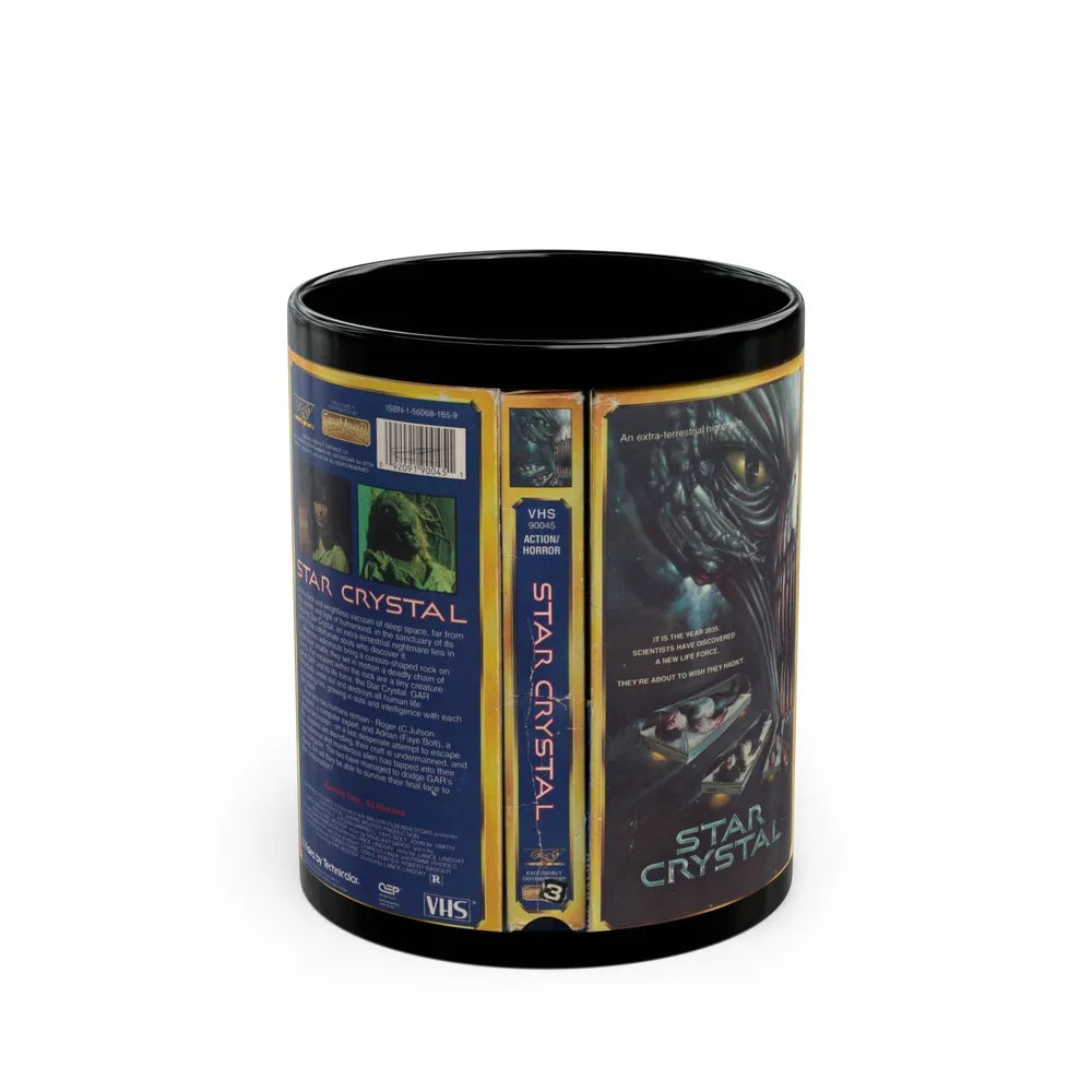 STAR CRYSTAL (VHS COVER) - Black Coffee Mug-11oz-Go Mug Yourself