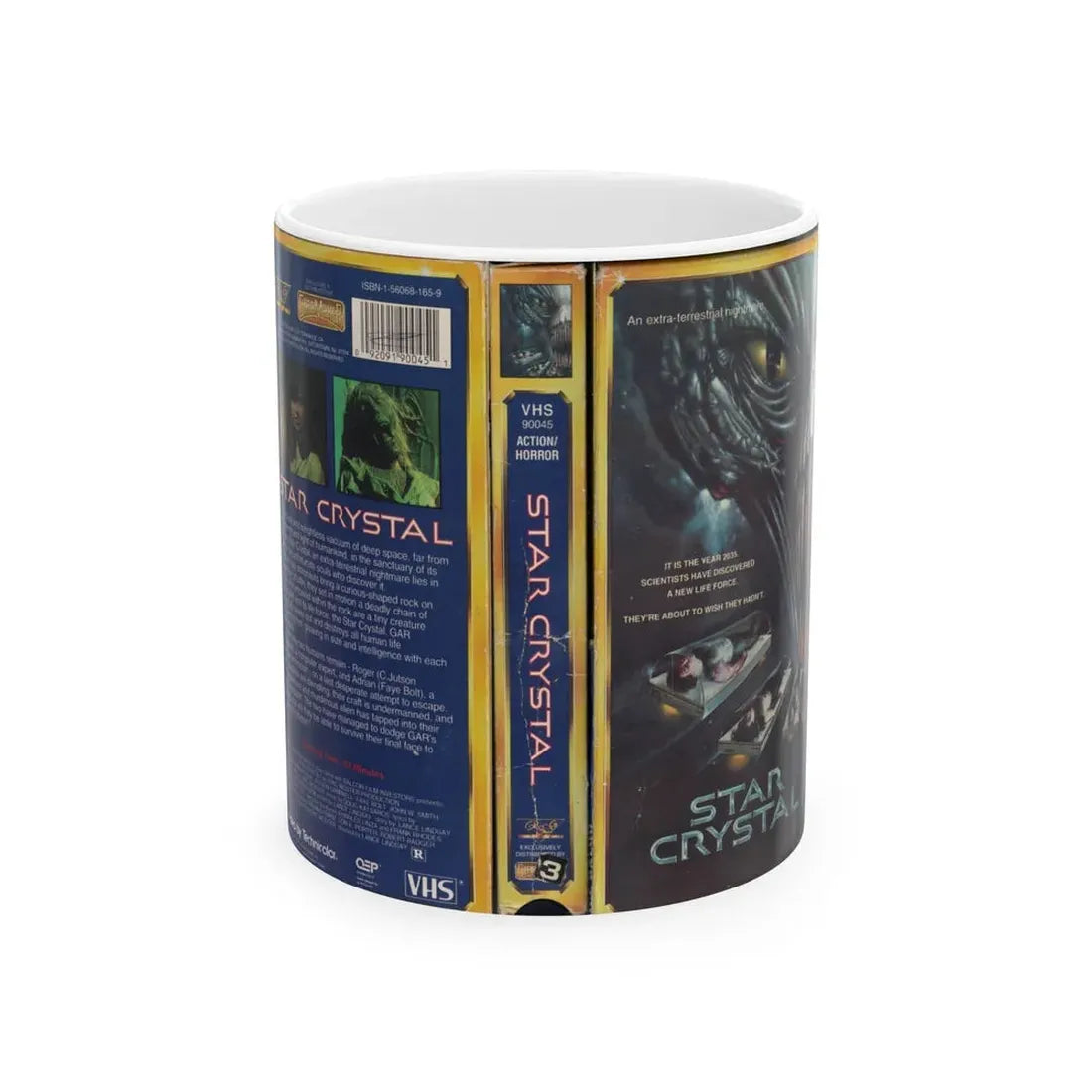 STAR CRYSTAL (VHS COVER) - White Coffee Mug 11oz - Go Mug Yourself