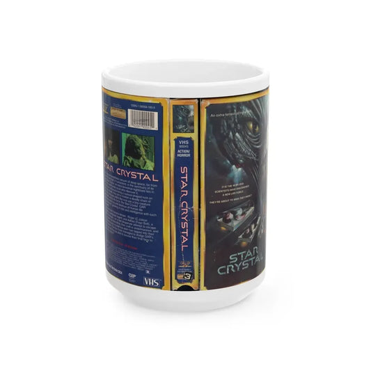 STAR CRYSTAL (VHS COVER) - White Coffee Mug 15oz - Go Mug Yourself