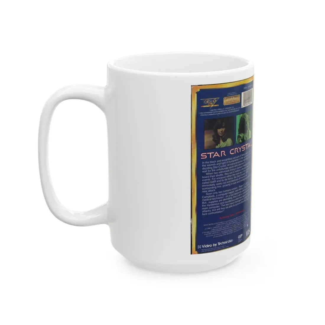 STAR CRYSTAL (VHS COVER) - White Coffee Mug - Go Mug Yourself